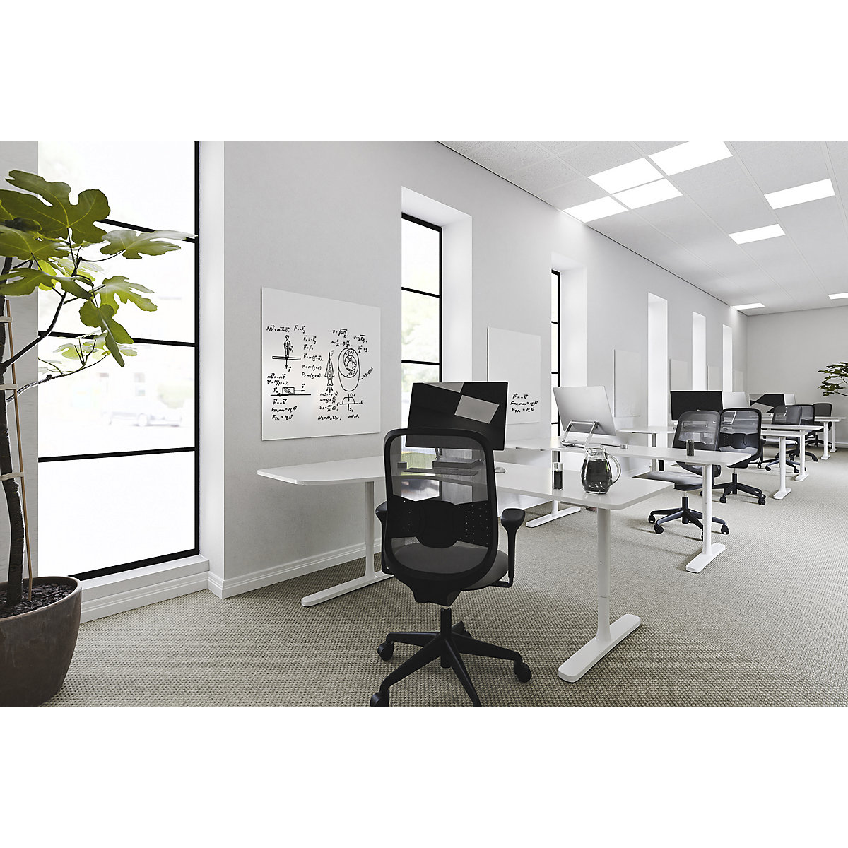 Whiteboard, zonder frame – SMIT VISUAL (Productafbeelding 2)-1