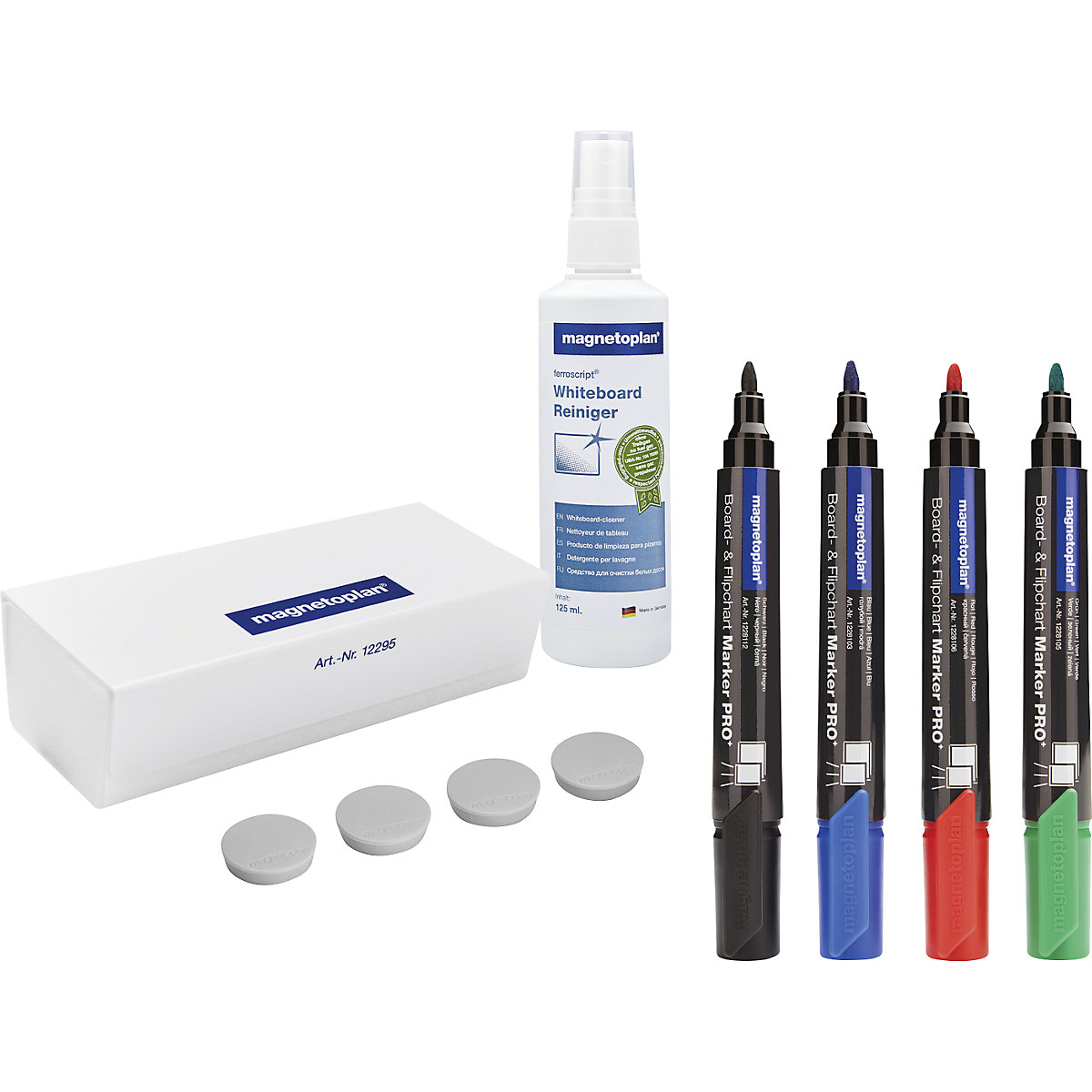 Whiteboard-toebehorenset – magnetoplan