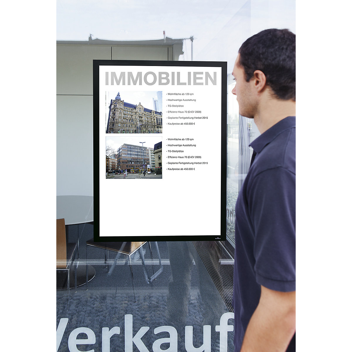 Magneetframe voor posters – DURABLE (Productafbeelding 2)-1