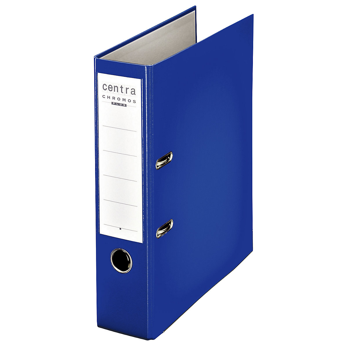 Ordner A4 met kunststof oppervlak, rugbreedte 80 mm, VE = 20 st., blauw-0