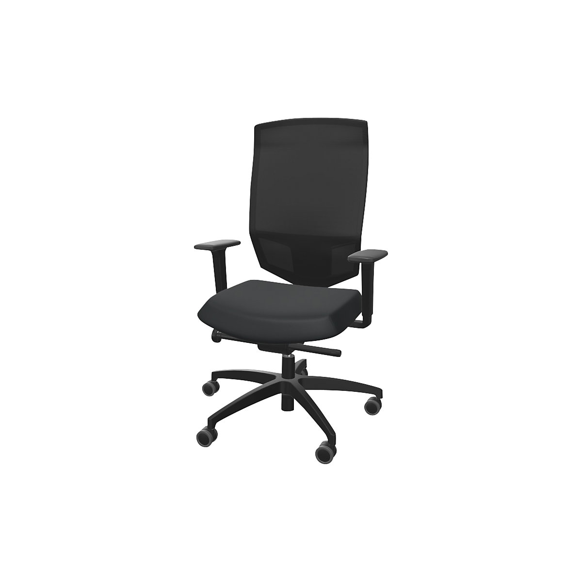 Bureaudraaistoel JUST EVO MESH – Dauphin (Productafbeelding 3)-2