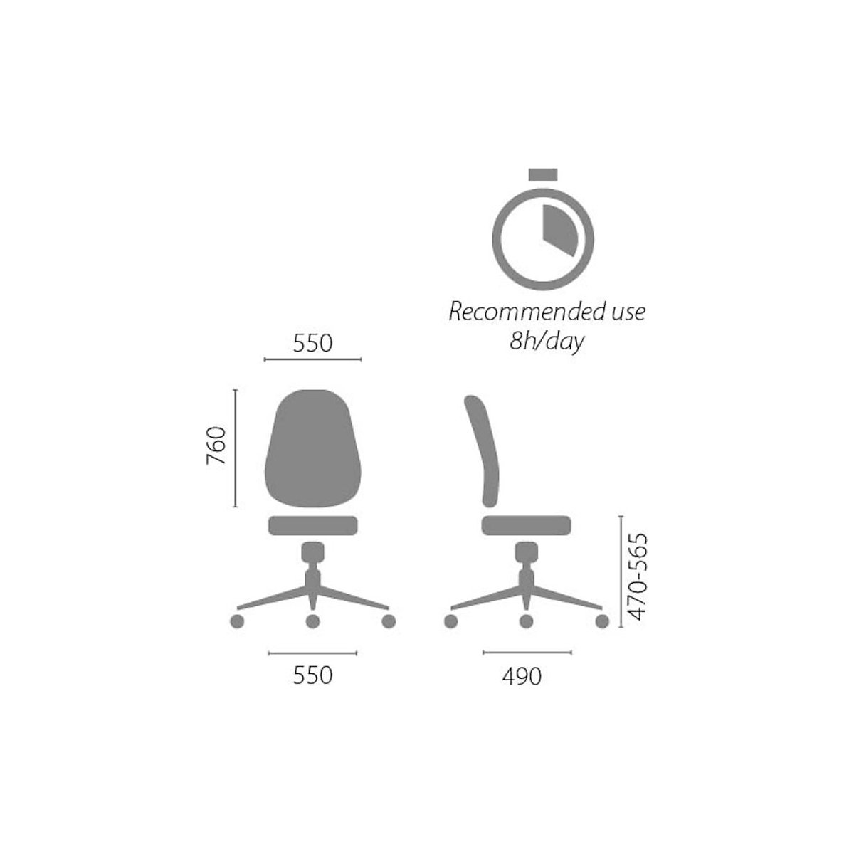 Bureaustoel Forssa (Productafbeelding 2)-1