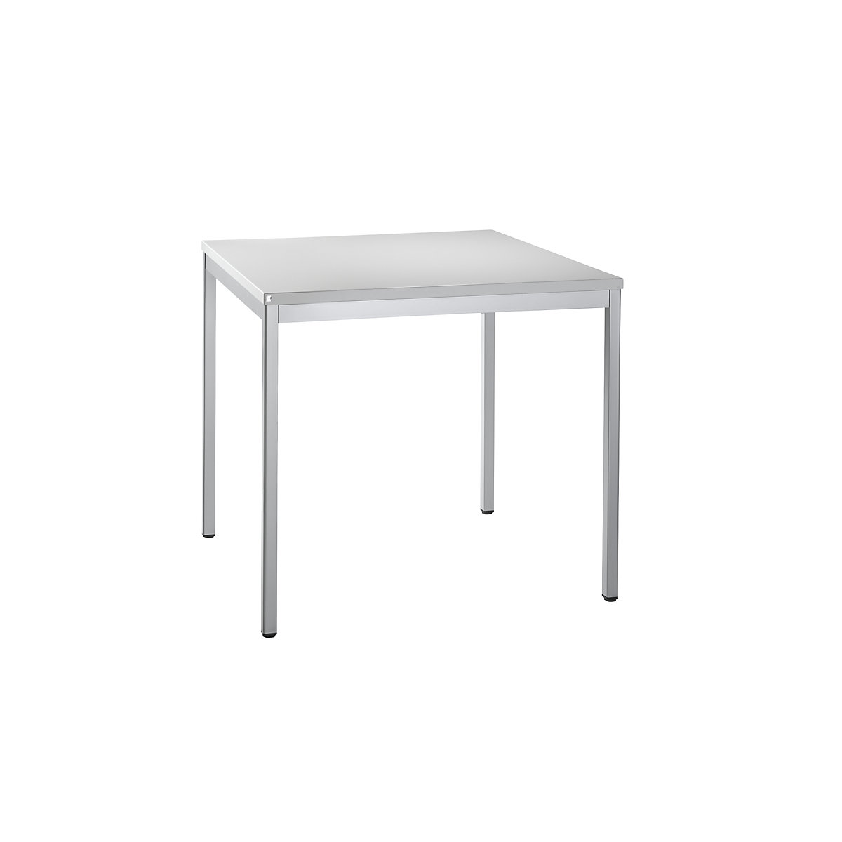 Bureau LENA, diepte 800 mm, breedte 800 mm, lichtgrijs-0