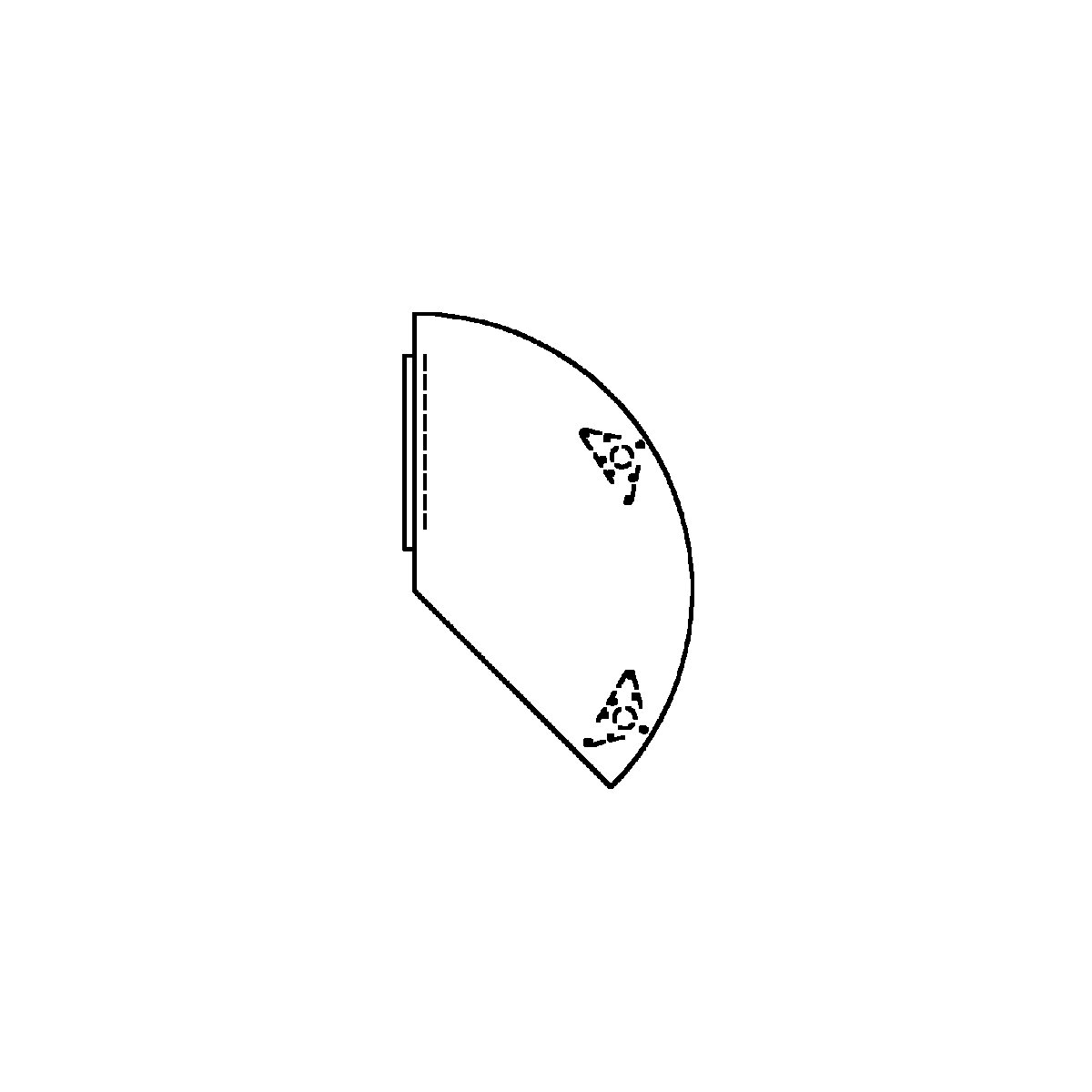 Bijzettafel, in hoogte verstelbaar 650 – 850 mm HANNA (Productafbeelding 4)-3