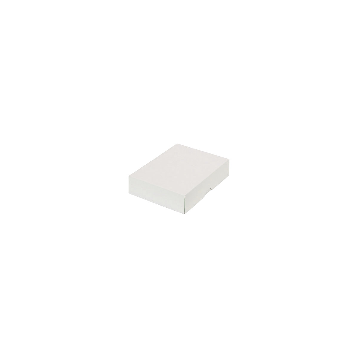 Stülpdeckelkarton, zweiteilig, Innenmaße 214 x 151 x 45 mm, A5, weiß, ab 50 Stk-4