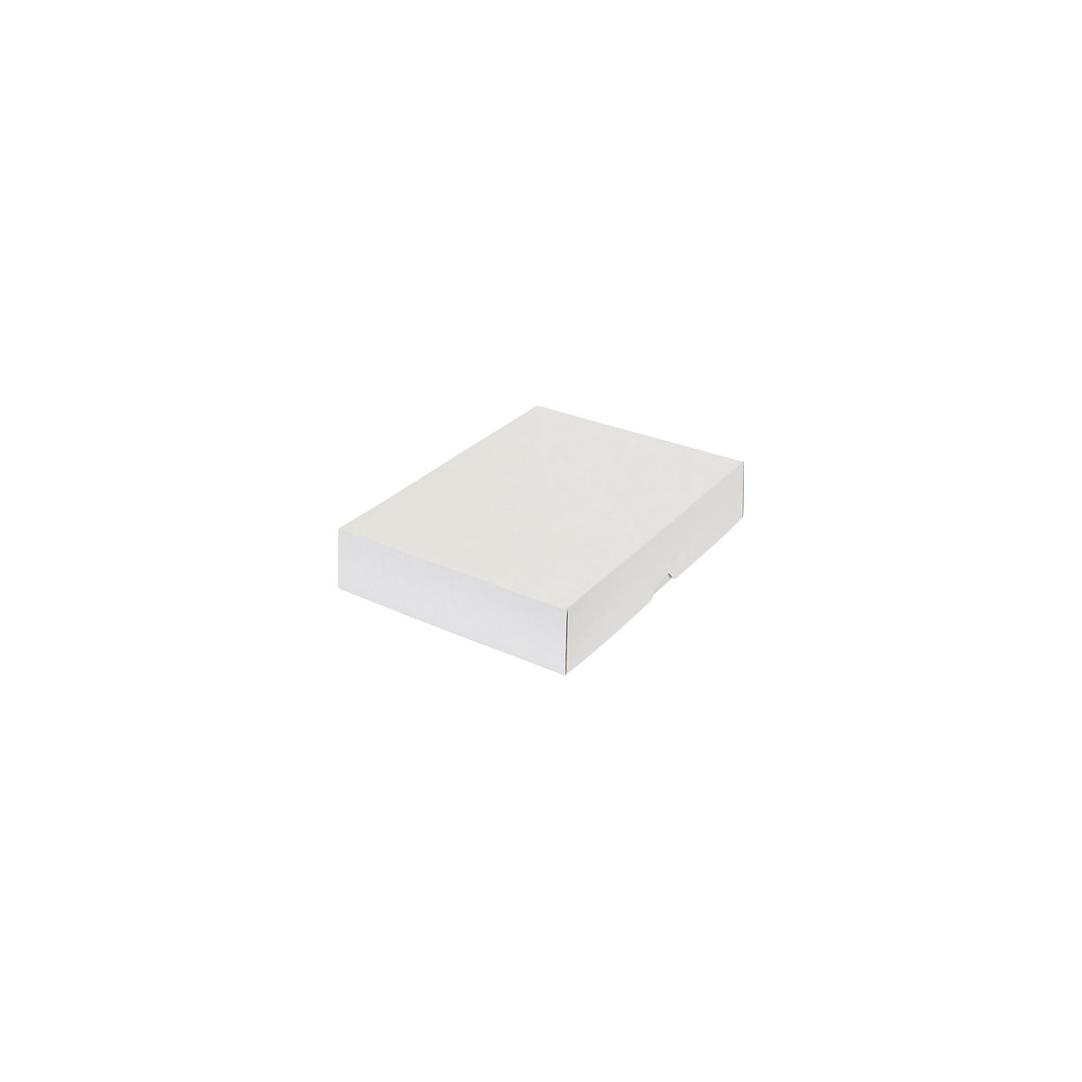 Stülpdeckelkarton, zweiteilig, Innenmaße 302 x 213 x 55 mm, A4, weiß, ab 30 Stk-50