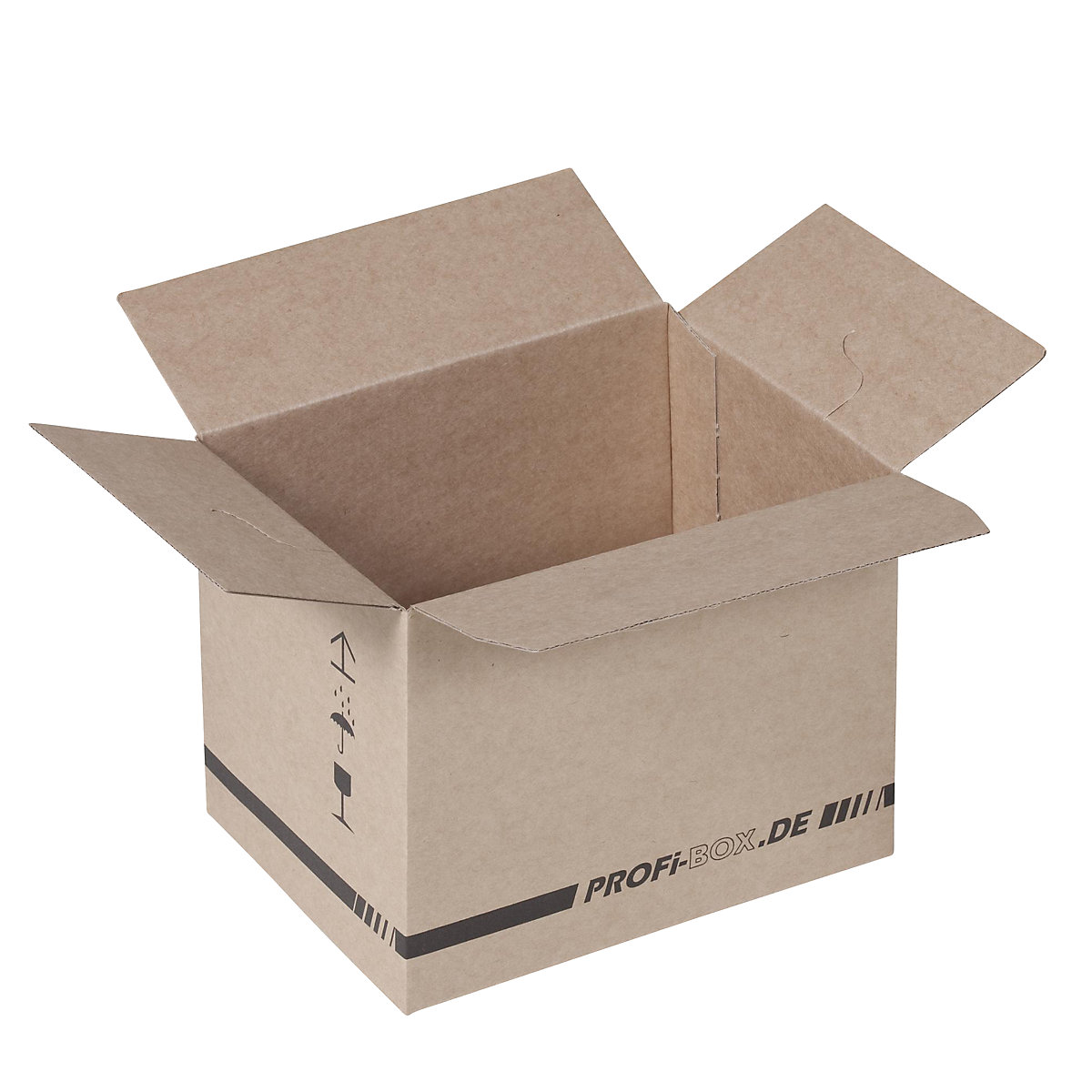 Profesionalne škatle, iz enovalnega kartona, FEFCO 0701, notranje mere 184 x 134 x 137 mm, DE 50 kosov-3