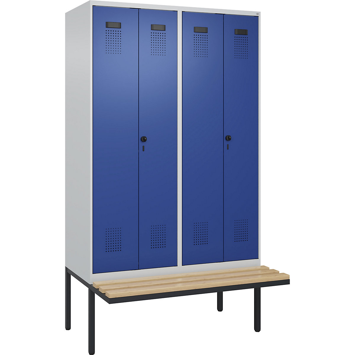Multifunctionele lockerkast Evolo PLUS met zitbank (Productafbeelding 2)-1