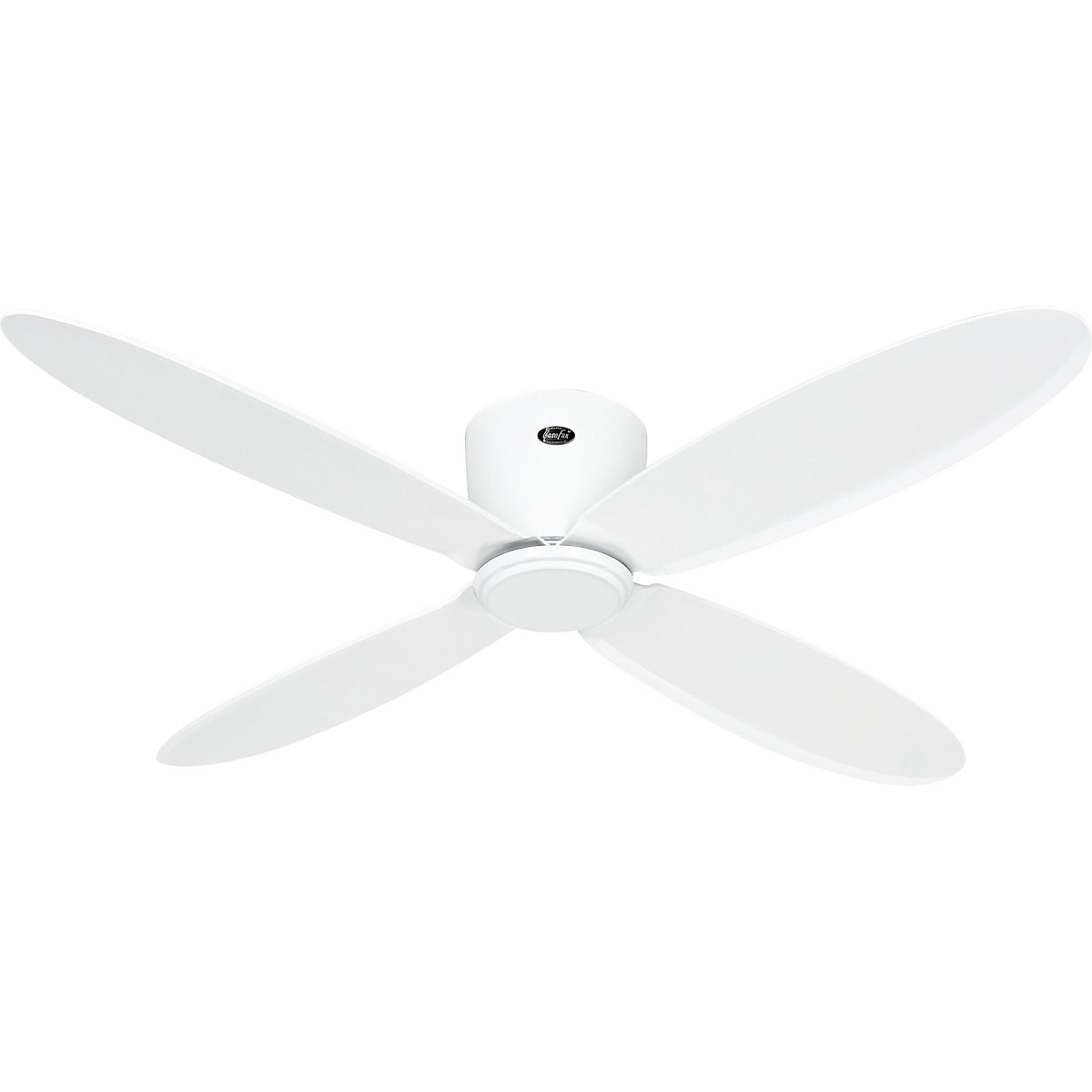 Wentylator sufitowy ECO PLANO II, Ø łopaty wirnika 1320 mm, bardzo płaska konstrukcja, biały-0