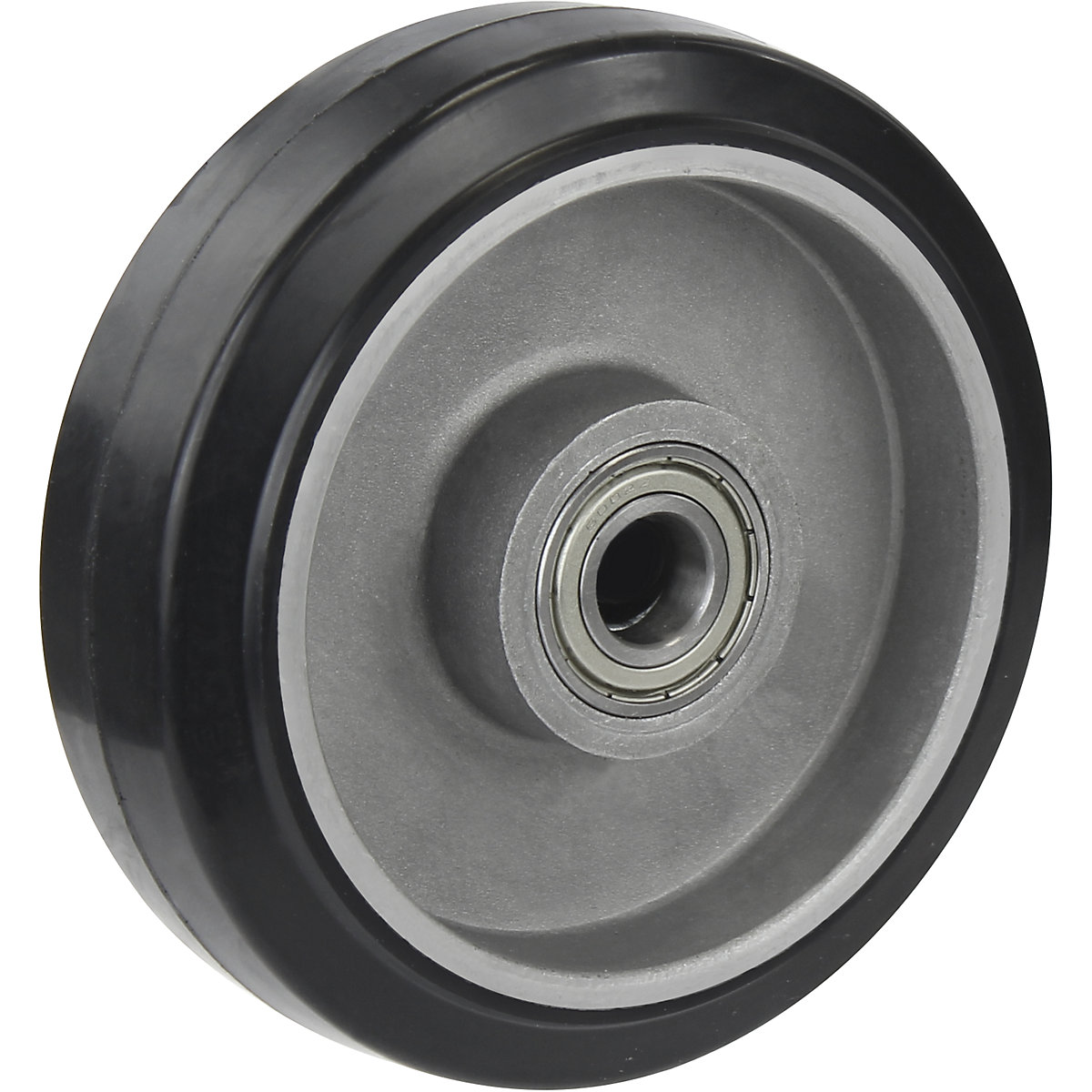 Elastični kotač od pune gume, u crnoj boji – Proroll