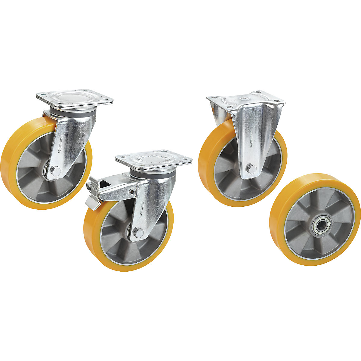 PU kotač na aluminijskom naplatku – Proroll (Prikaz proizvoda 3)-2