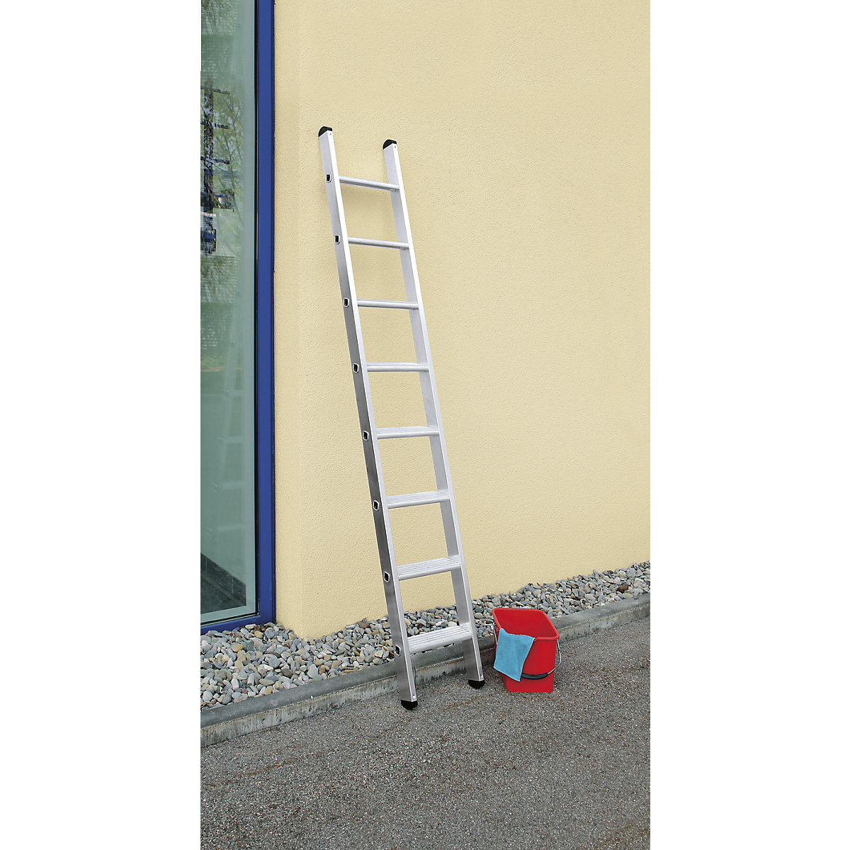 Lean to ladder with steps – MUNK (Product illustration 3)-2