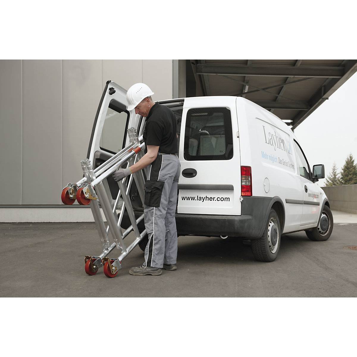 ZIFA aluminium mobile access tower – Layher (Product illustration 3)-2