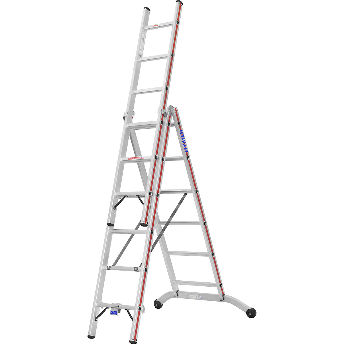 Aluminium multi-purpose ladder - HYMER