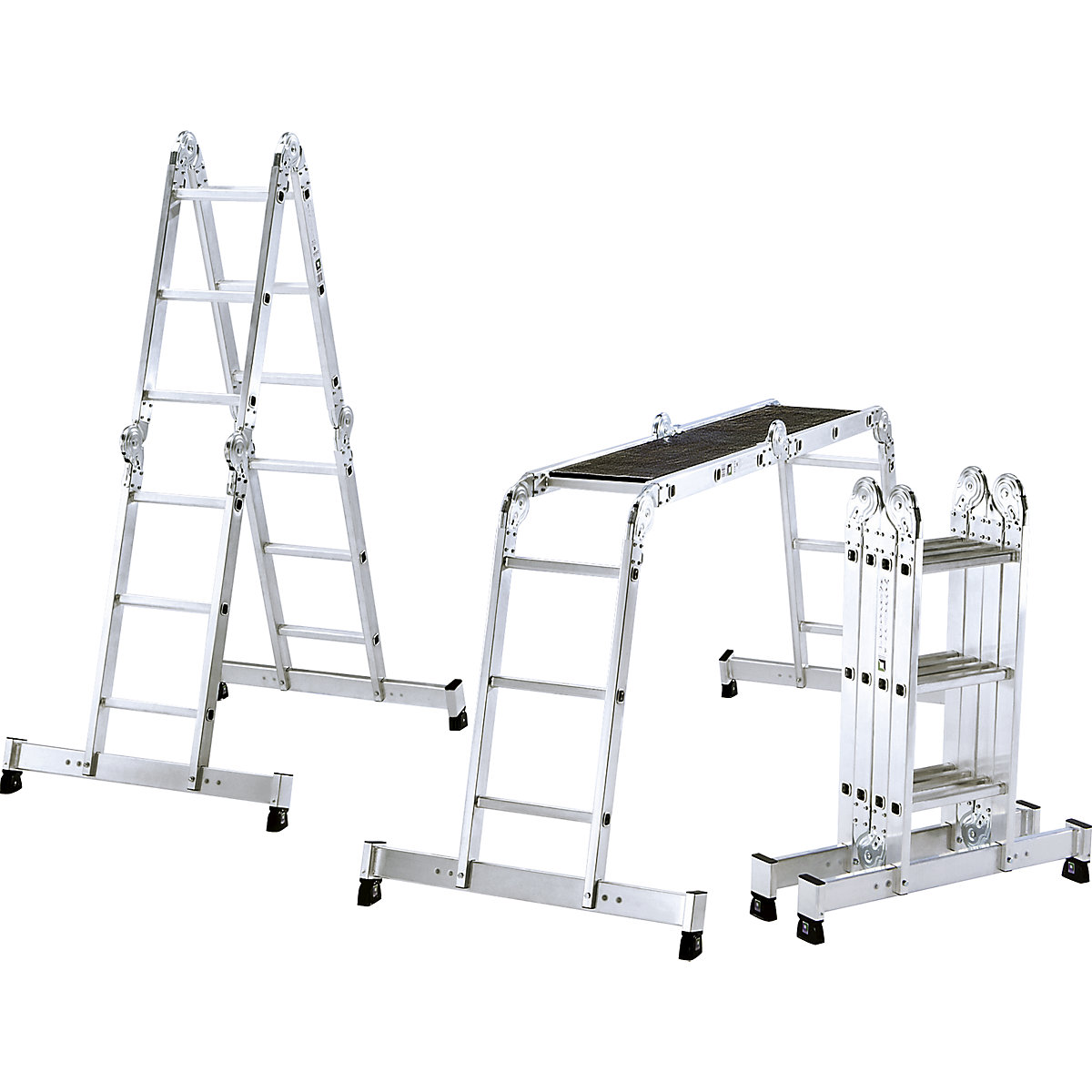 Aluminium multi-purpose ladder – MUNK (Product illustration 2)-1