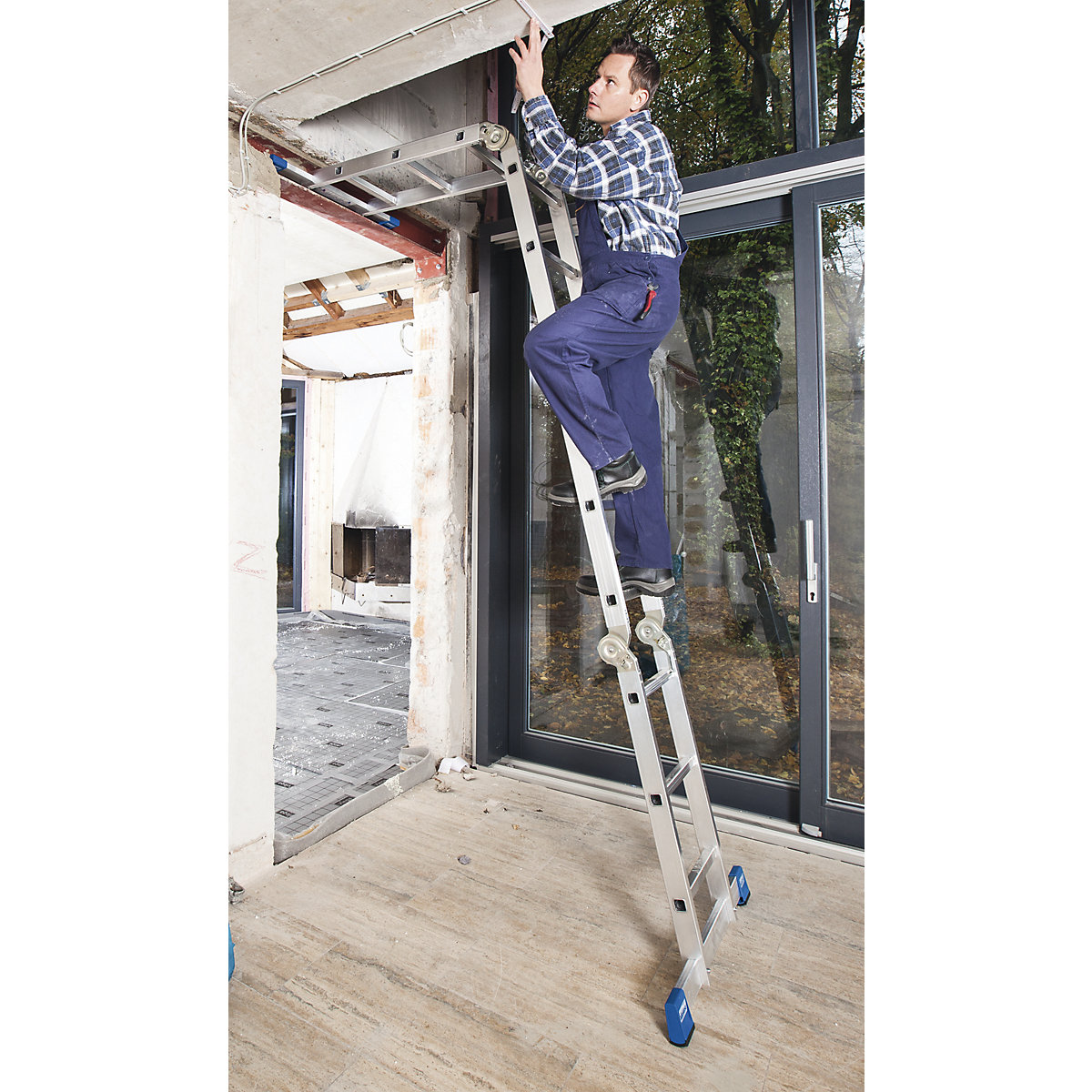 STABILO hinged multipurpose ladder – KRAUSE (Product illustration 10)-9