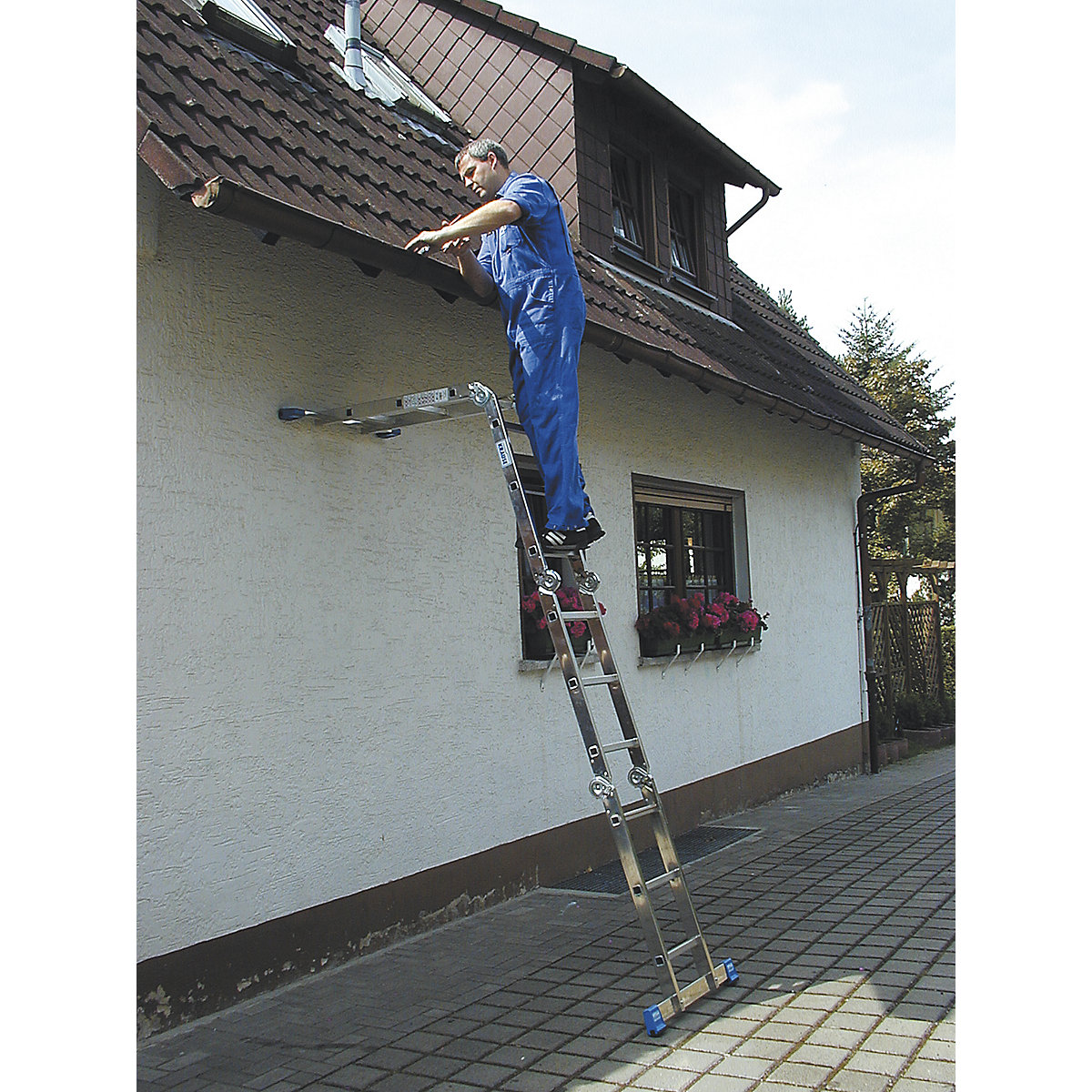STABILO hinged multipurpose ladder – KRAUSE (Product illustration 17)-16