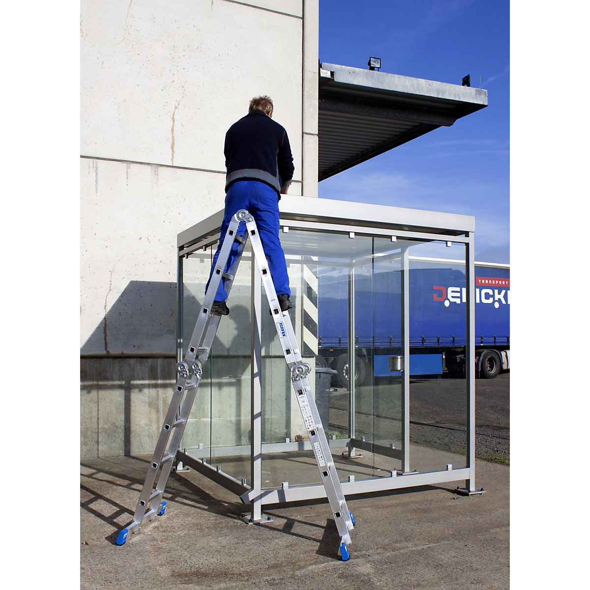 STABILO hinged multipurpose ladder – KRAUSE (Product illustration 10)-9