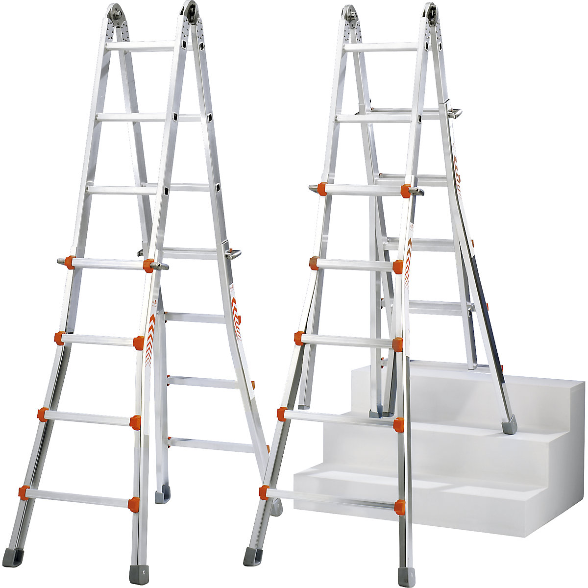 Telescopic folding ladder (Product illustration 4)-3