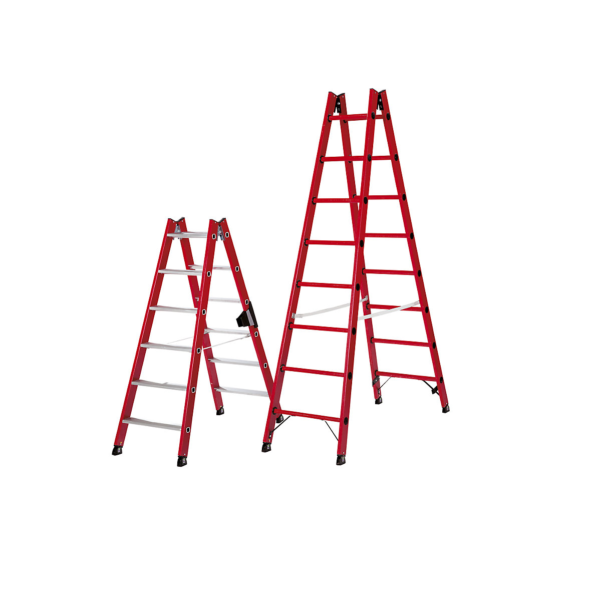 Solid plastic ladder – MUNK (Product illustration 3)-2