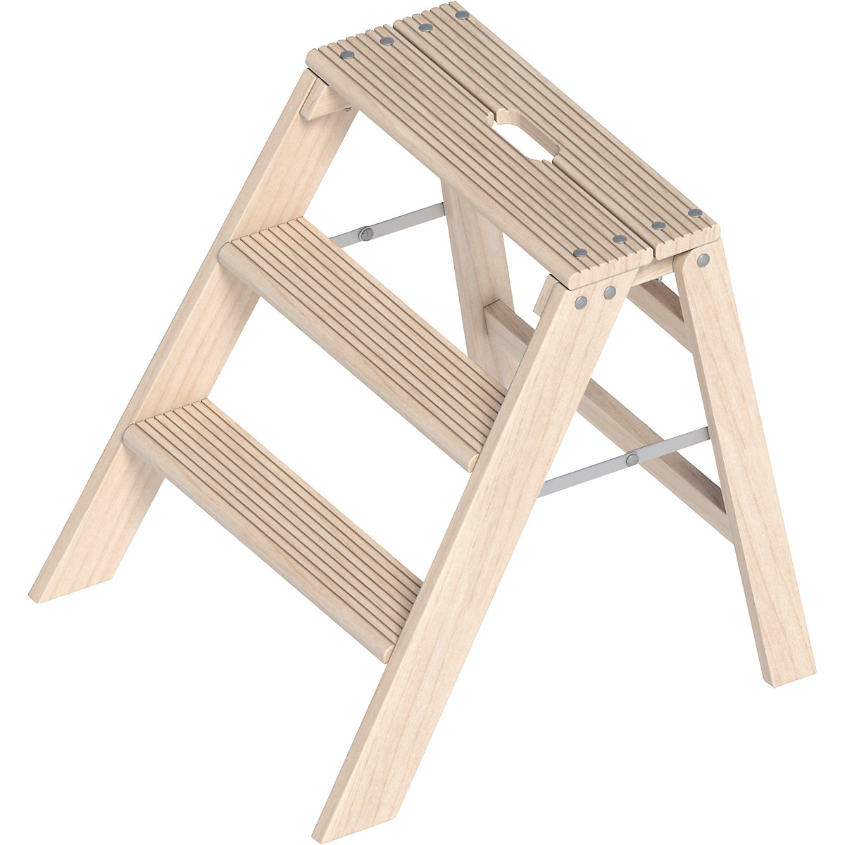 Wooden step ladder - Layher