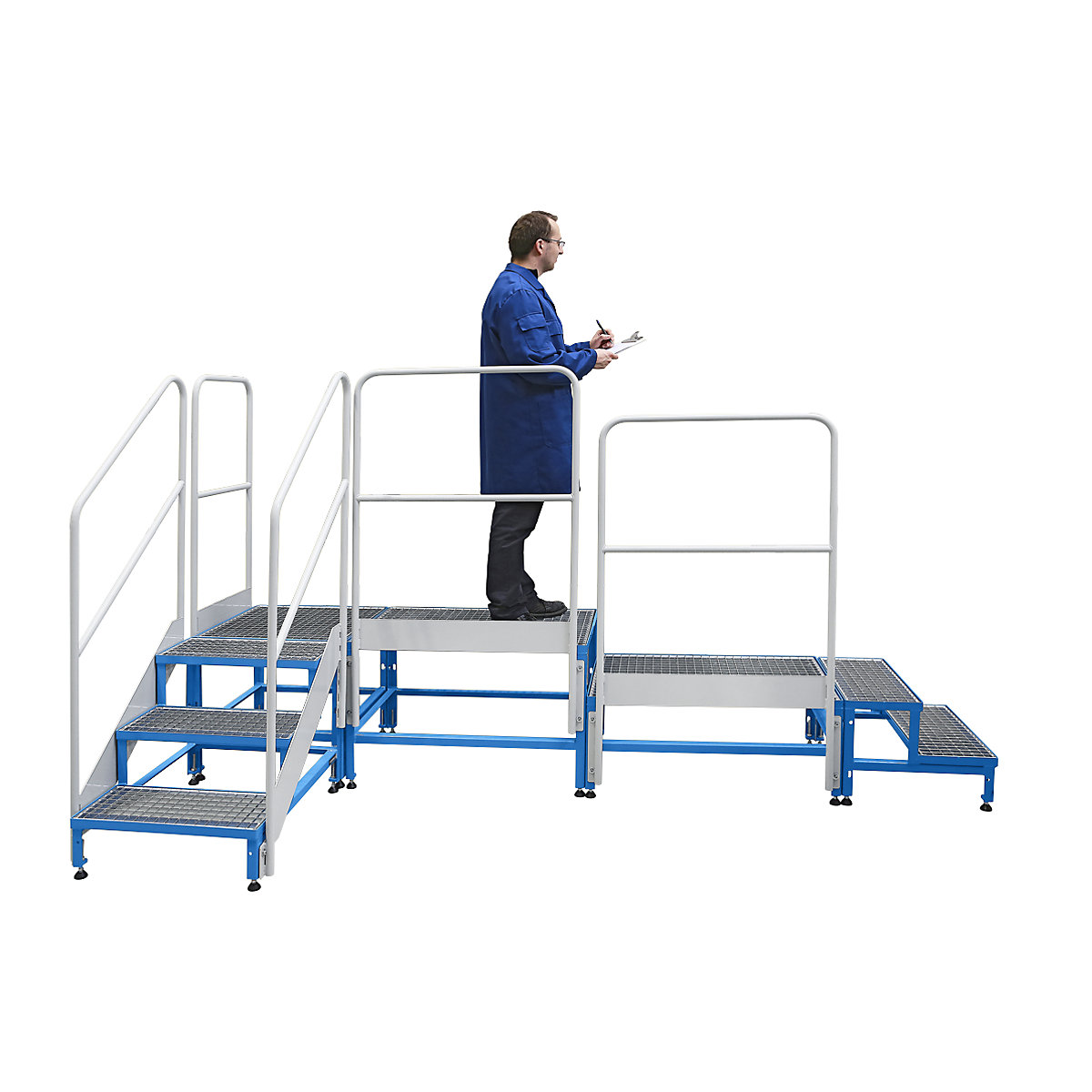 Stairway for modular platform system – eurokraft pro (Product illustration 10)-9