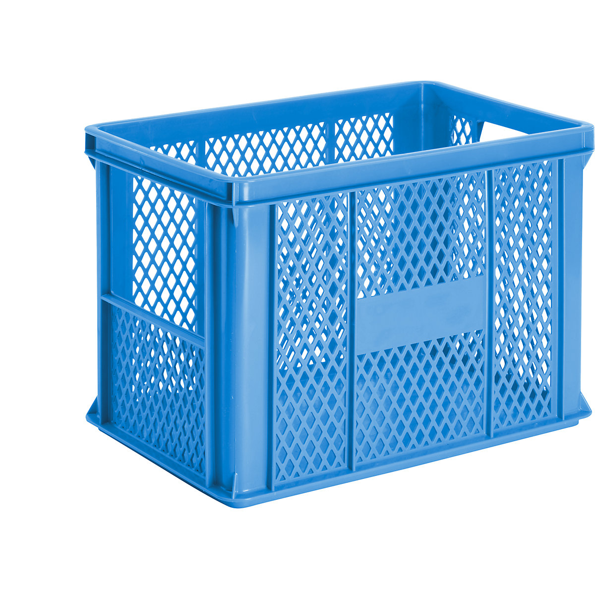Stapel- und Transportbehälter, Wände durchbrochen, Boden geschlossen, Stirnseitenöffnung, Inhalt 60 l, VE 4 Stk