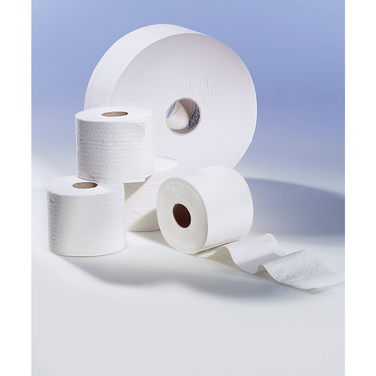Papel higiénico Jumbo, rollo industrial – TORK (Imagen del producto 2)-1