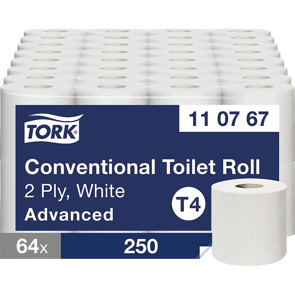 Papel higiénico, rollo doméstico – TORK (Imagen del producto 4)-3
