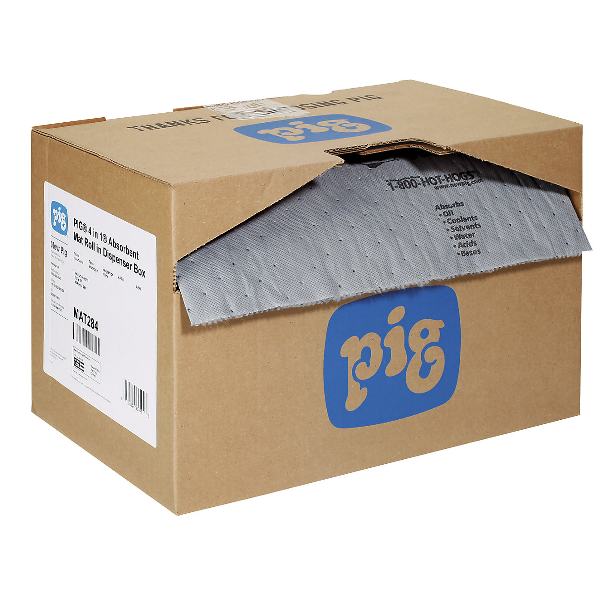 4-in-1® universal absorbent sheeting roll – PIG
