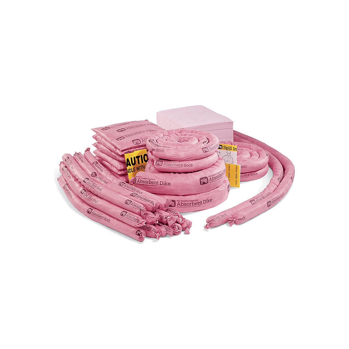 Emergency kit in 360 l high-vis container – PIG (Product illustration 2)-1