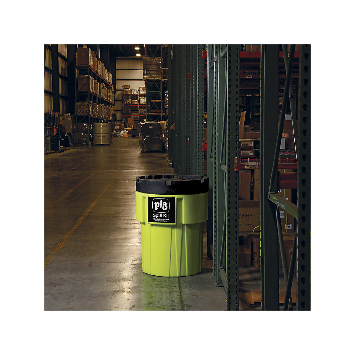 Emergency kit in 360 l high-vis container – PIG (Product illustration 4)-3