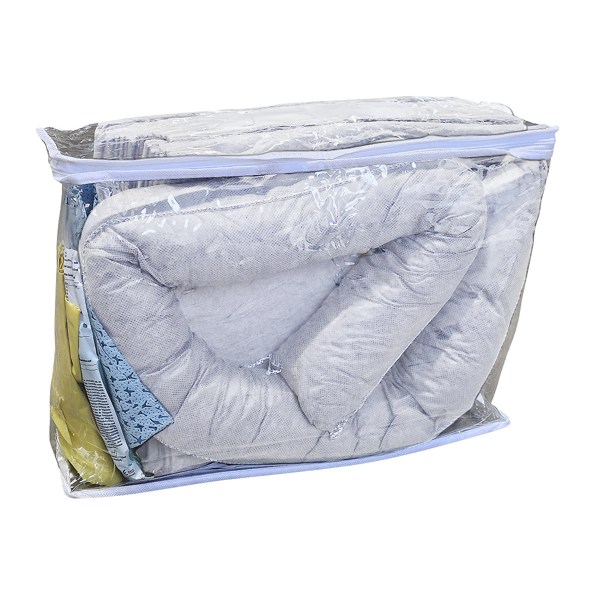 Kit for spillage emergencies with single use sealing mat – eurokraft basic (Product illustration 2)-1