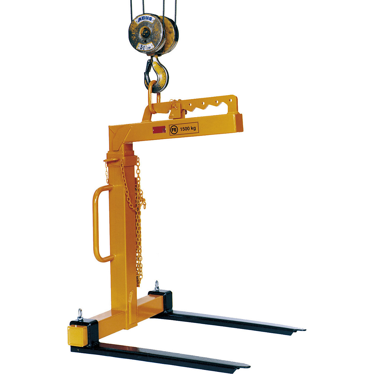 Balanced crane fork, manual - Eichinger