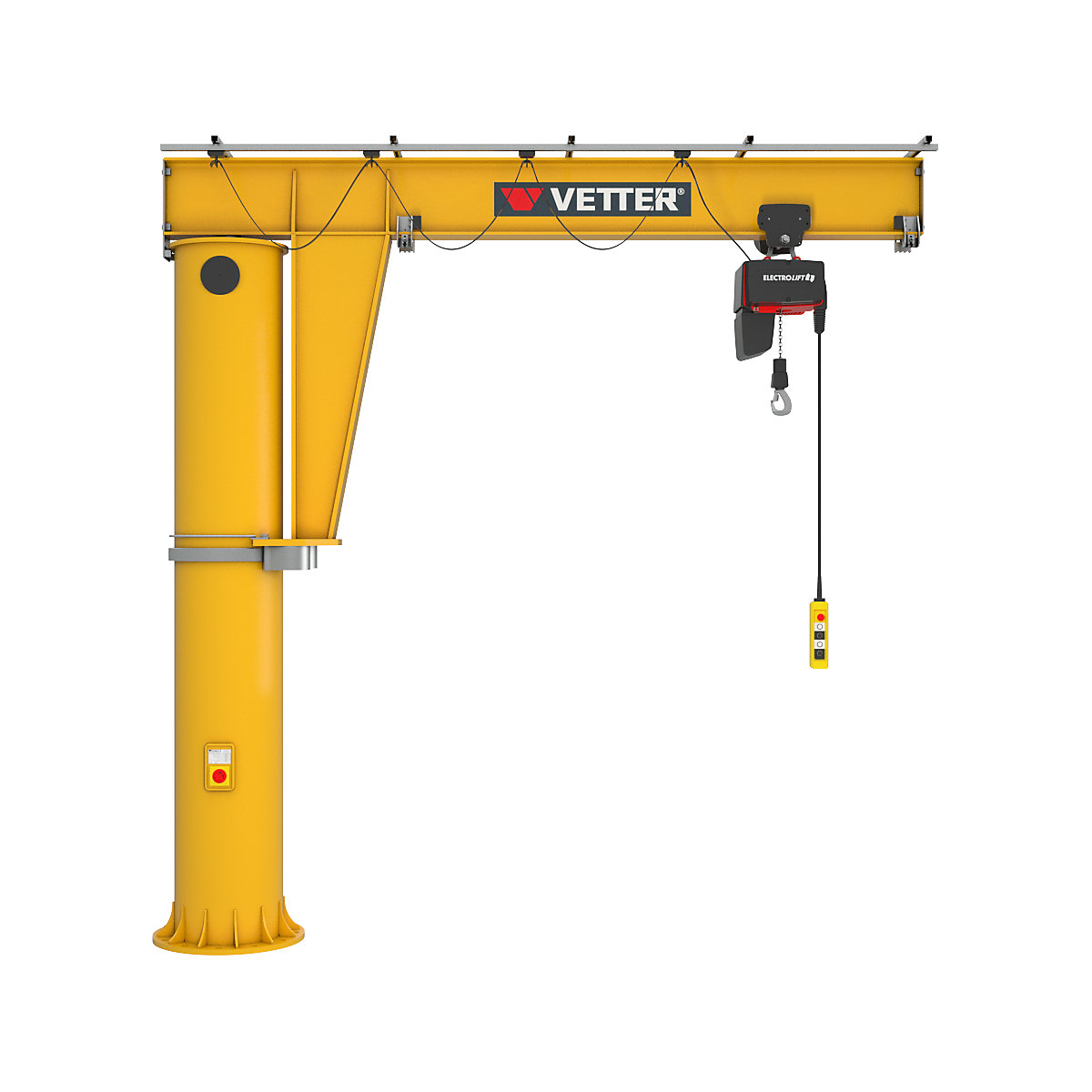 MEISTER M post mounted jib crane - Vetter