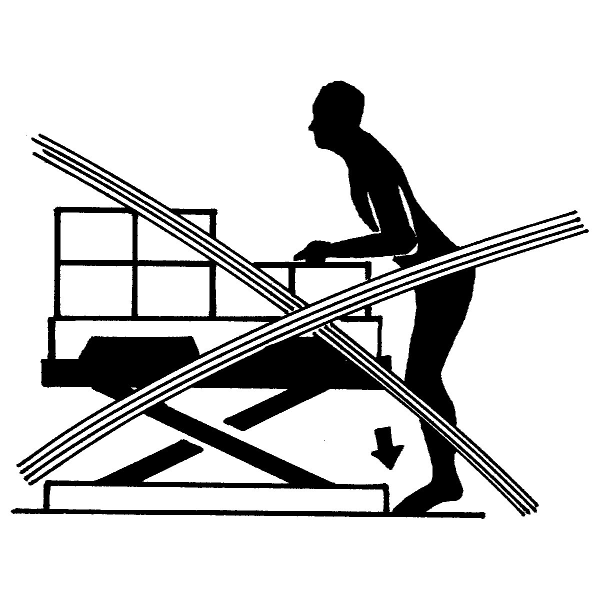 Low profile lift table, E series – Flexlift (Product illustration 12)-11