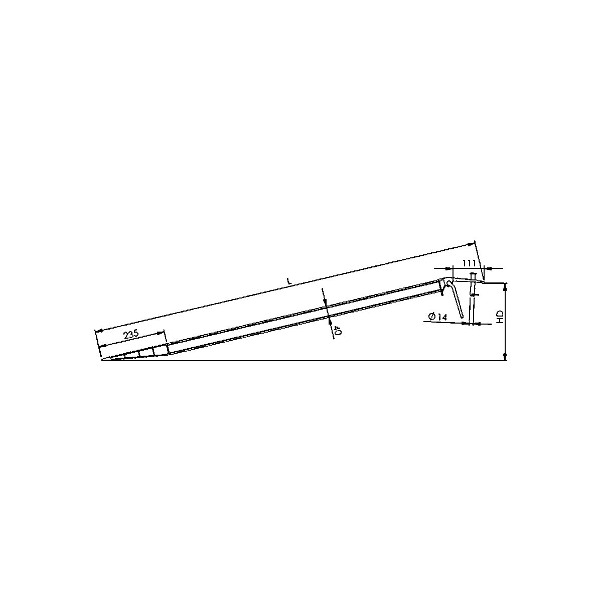 Aluminium loading ramp (Product illustration 4)-3