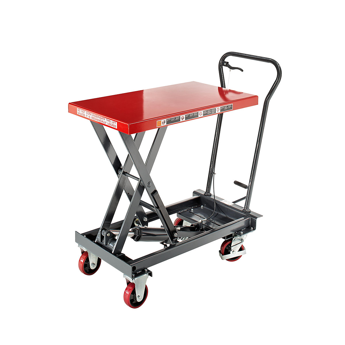 Lifting platform trolley – eurokraft basic (Product illustration 6)-5