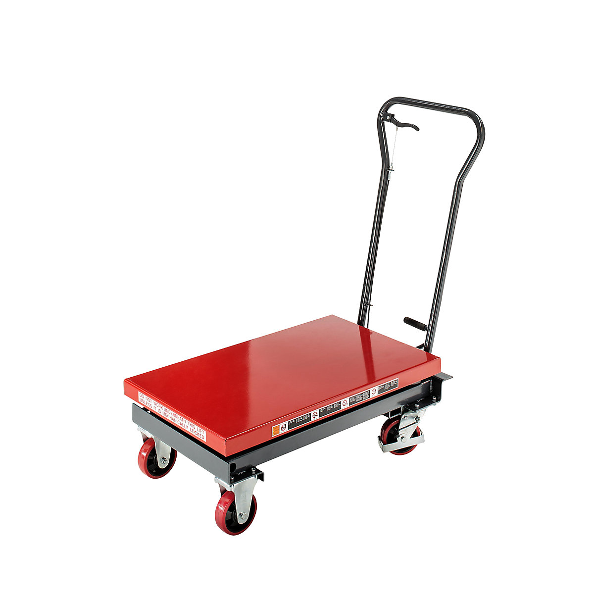 Lifting platform trolley – eurokraft basic (Product illustration 8)-7