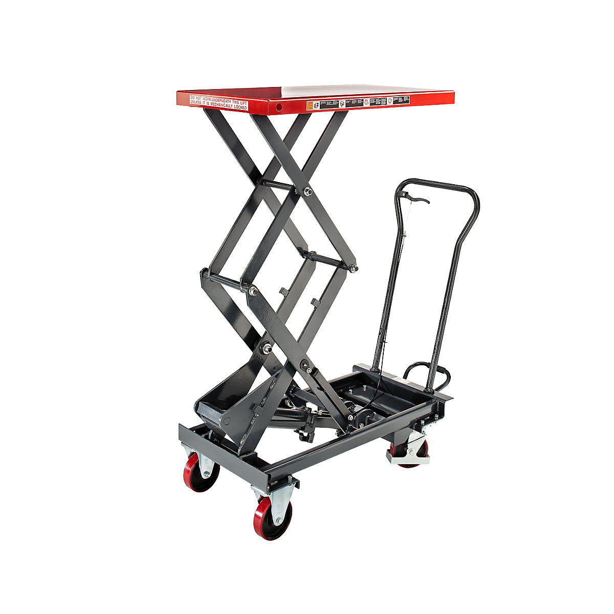 Lifting platform trolley – eurokraft basic (Product illustration 8)-7