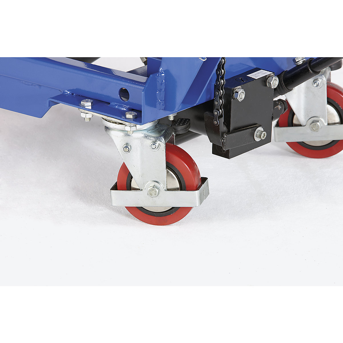 Lifting platform trolley with double scissors (Product illustration 7)-6