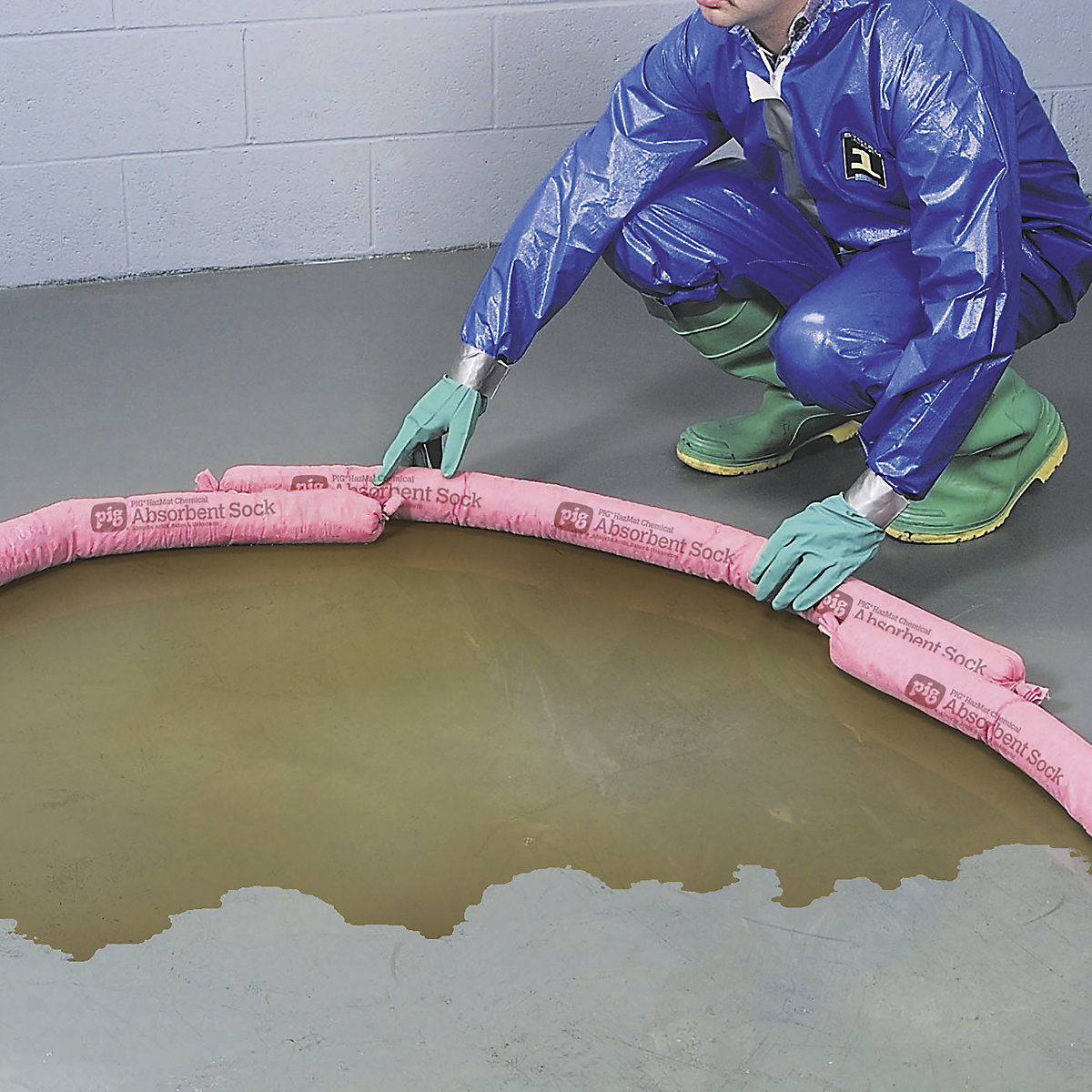 Nasákavá hadice z absorpční textilie HazMat pro chemikálie – PIG (Obrázek výrobku 2)-1
