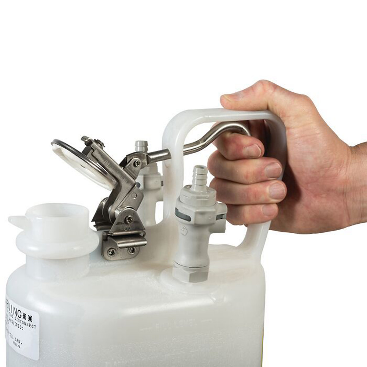 Justrite HPLC Safety Disposal Can (Product illustration 2)-1