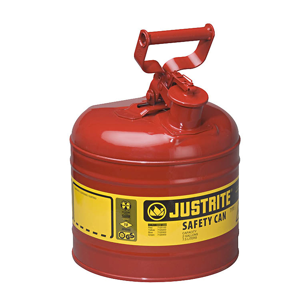 Justrite Type 1 Safety Can (Product illustration 4)-3