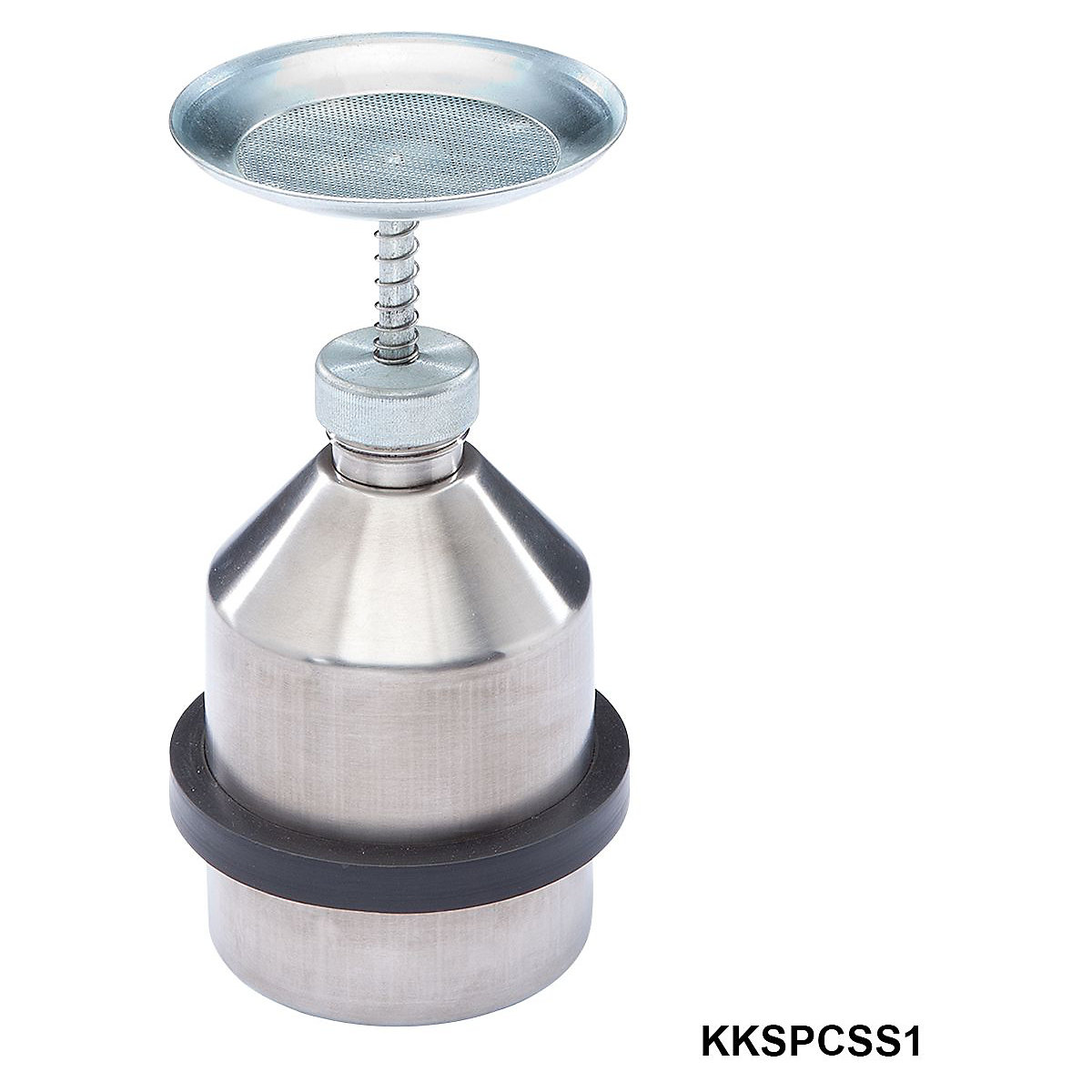 Solvent Plunger Can Stainless Steel, Solvent Plunger Can Stainless Steel, Solvent Plunger Can Stainless Steel | 1 Litre-0