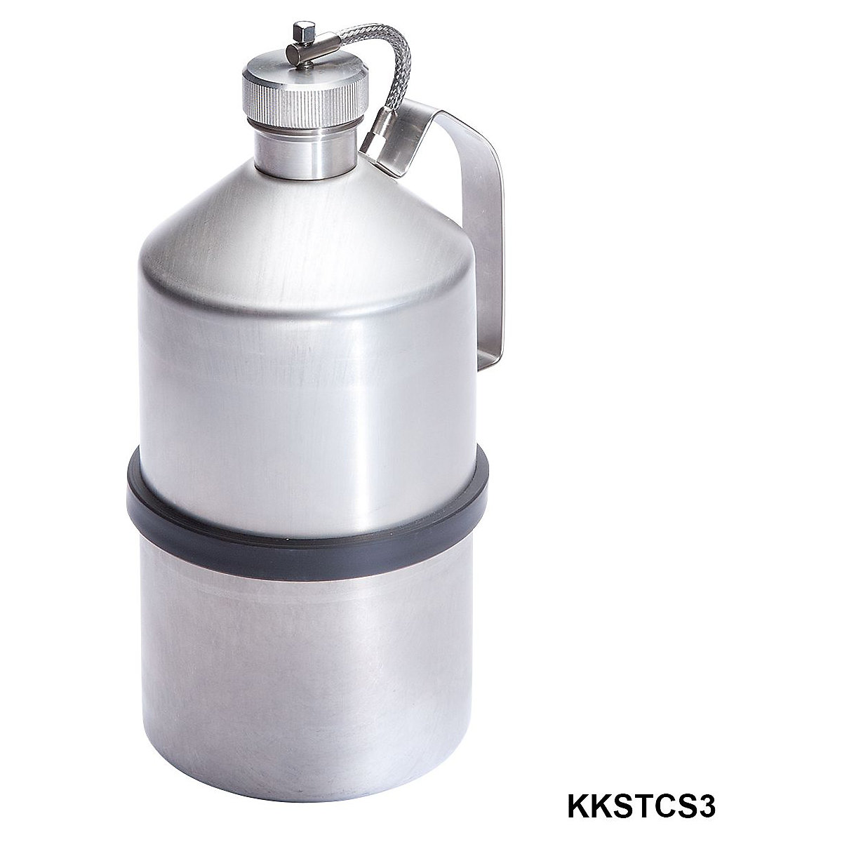 Storage and Transport Containers with Screw Lid, Storage and Transport Containers with Screw Lid, Storage and Transport Containers with Screw Lid | Stainless Steel | 2 Litre-3