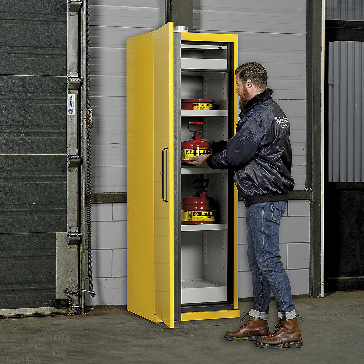 Justrite EN Safety Cabinet | Flammables | 90 Minutes (Product illustration 4)-3