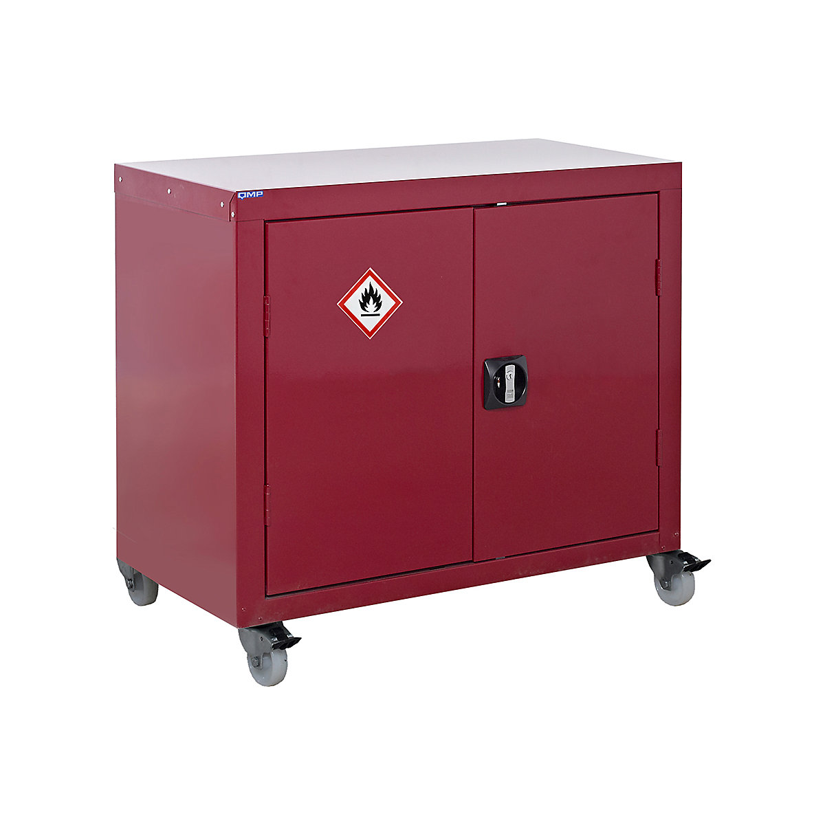 Mercian Flammable Liquid Mobile Cupboards, Mercian Flammable Liquid Mobile Cupboards, Mercian Flammable Liquid Mobile Cupboard | 840h x 900w x 460d mm-0