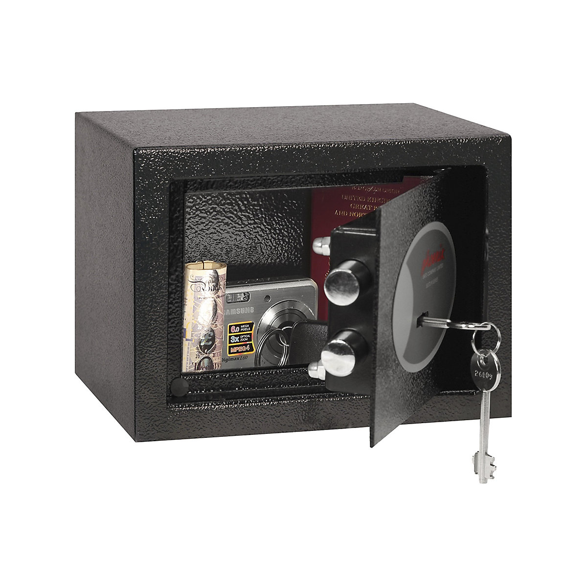 Phoenix Compact Home & Office Security Safes, Phoenix Compact Home & Office Security Safes, Phoenix Compact Home & Office Security Safe | 170h x 230w x 170d mm | SS0721K | Key Lock | Door to Door-11