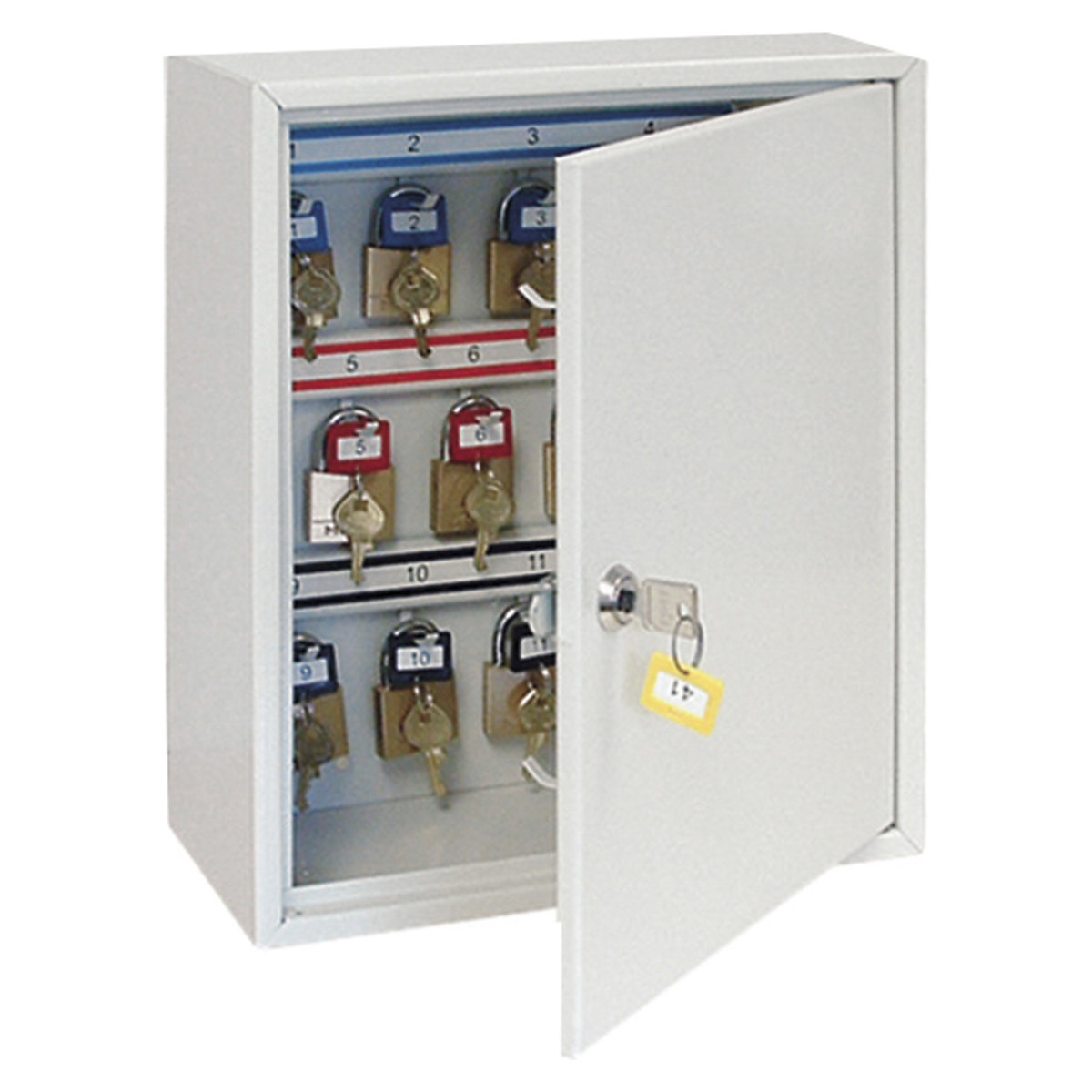Phoenix Padlock Deep Key Cabinet, Phoenix Padlock Deep Key Cabinet, Phoenix Padlock Deep Key Cabinet | 550h x 730w x 140d mm | KC0503E | Electronic Lock | 100 Hooks | Door to Door-2